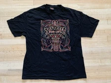 Hot Leathers Black"Tattooed For Life" Graphic T-Shirt Men’s Size XL
