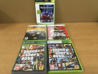 5 Xbox 360 Spiele Driving Grand Theft Auto Iv V Need for Speed Sammlung von