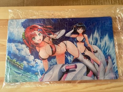 Dolphin Wave Iruka Sakimiya & Michiru Tojo Multi Desk Mat