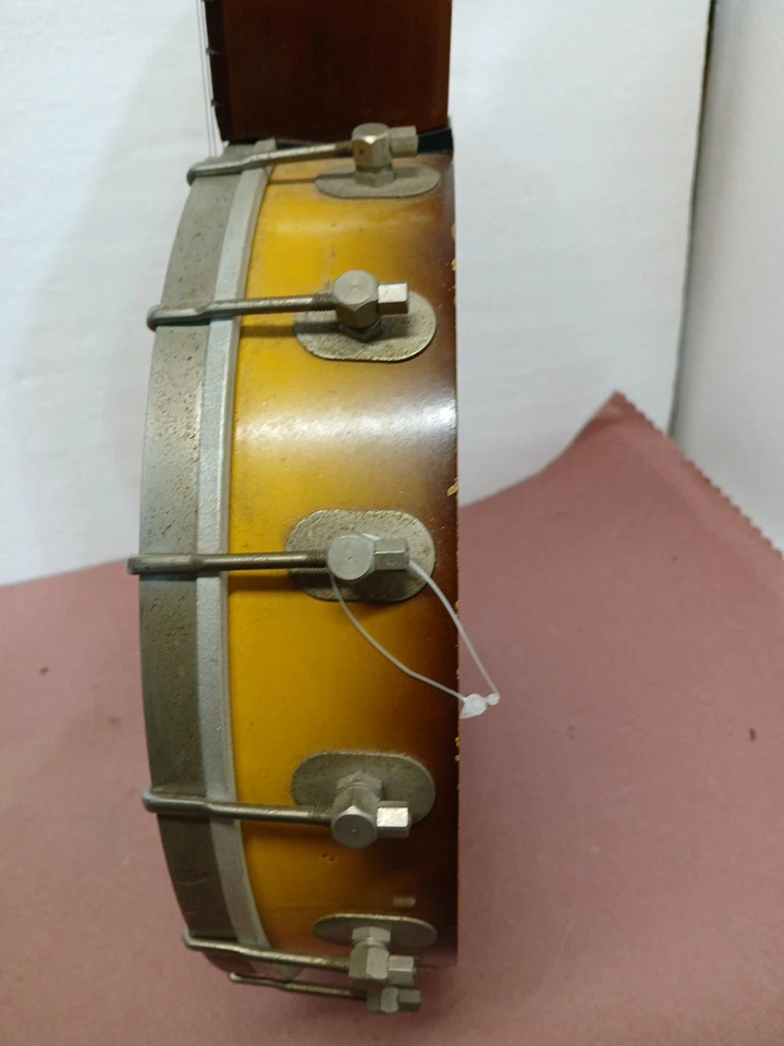 1960's KAY 4 String Banjo with Open Back  Vintage Authentic - Image 4 of 4