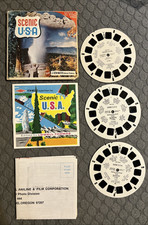 VIEW-MASTER SCENIC USA GAF A996 3 REEL SET Includes Booklet