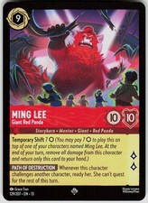 Ming Lee Giant Red Panda 129/204 Attack of the Vine Disney Lorcana