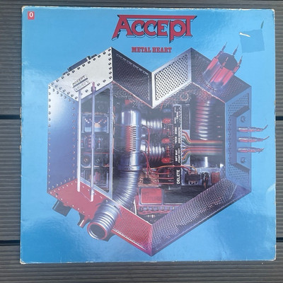 Accept    Metal Heart - Indisc  DIL 3580 Belgium - Vinyl siehe Fotos