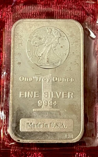 1 oz Silver Bar - Walking Liberty - 1 Troy Ounce .999 Fine Silver Bar - Sealed