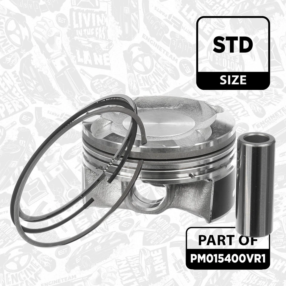 Jeu De Colles STD CITROËN PEUGEOT 1,0 1623500080 ZMZ(EB0) ZMZ(EB0F) - Photo 2/4