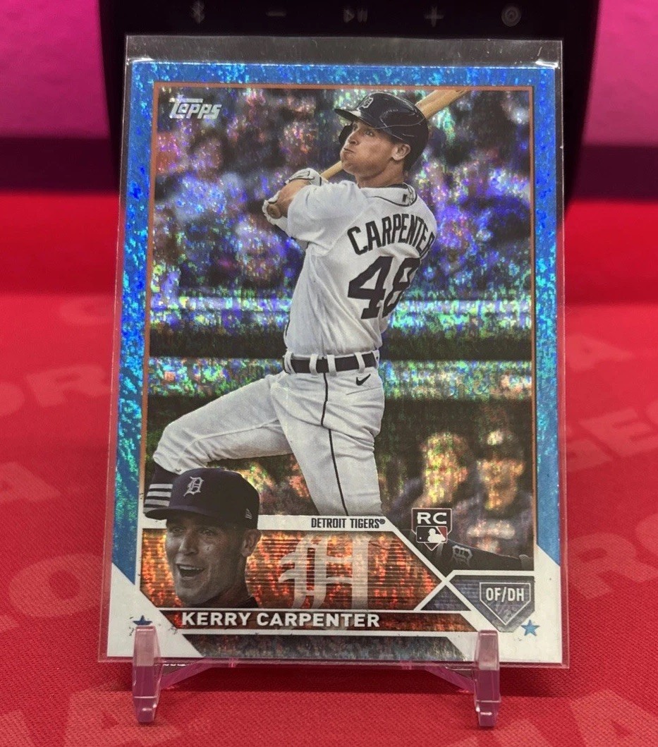 2023 Topps Series 2 - Kerry Carpenter #394 Blue Foil /999 (RC)