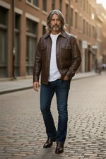 1970’s Sears Men’s Faux Leather Jacket NWOT