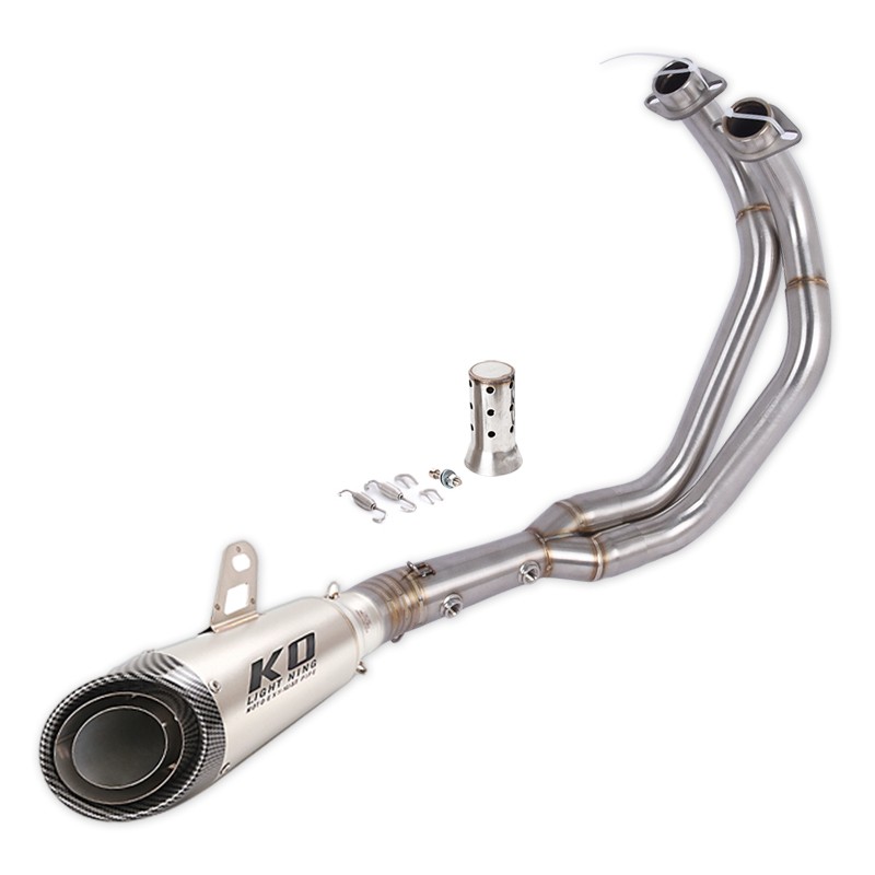 MT-07 2025-2026 Exhaust System Header Pipe Steel Muffler Tips For Yamaha XSR700