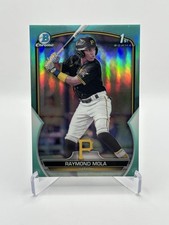 2023 Bowman Chrome Raymond Mola 1st Aqua Refractor # /199 Pittsburgh Pirates