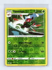 Yanmega 009/159 Rare Crown Zenith Pokemon Card Reverse Holo Lightly Played