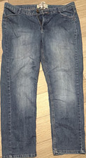 Just My Size Women's Straight Stretch Jeans Blue Medium Wash Mid Rise 5-Pocket