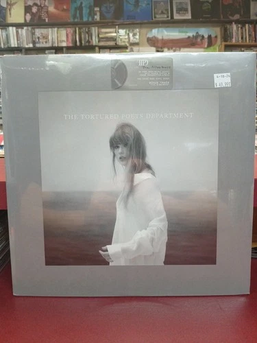 TAYLOR SWIFT THE TORTURED POETS DEPARTMENT SMOKE GRAY VINYL 2LP SEALED