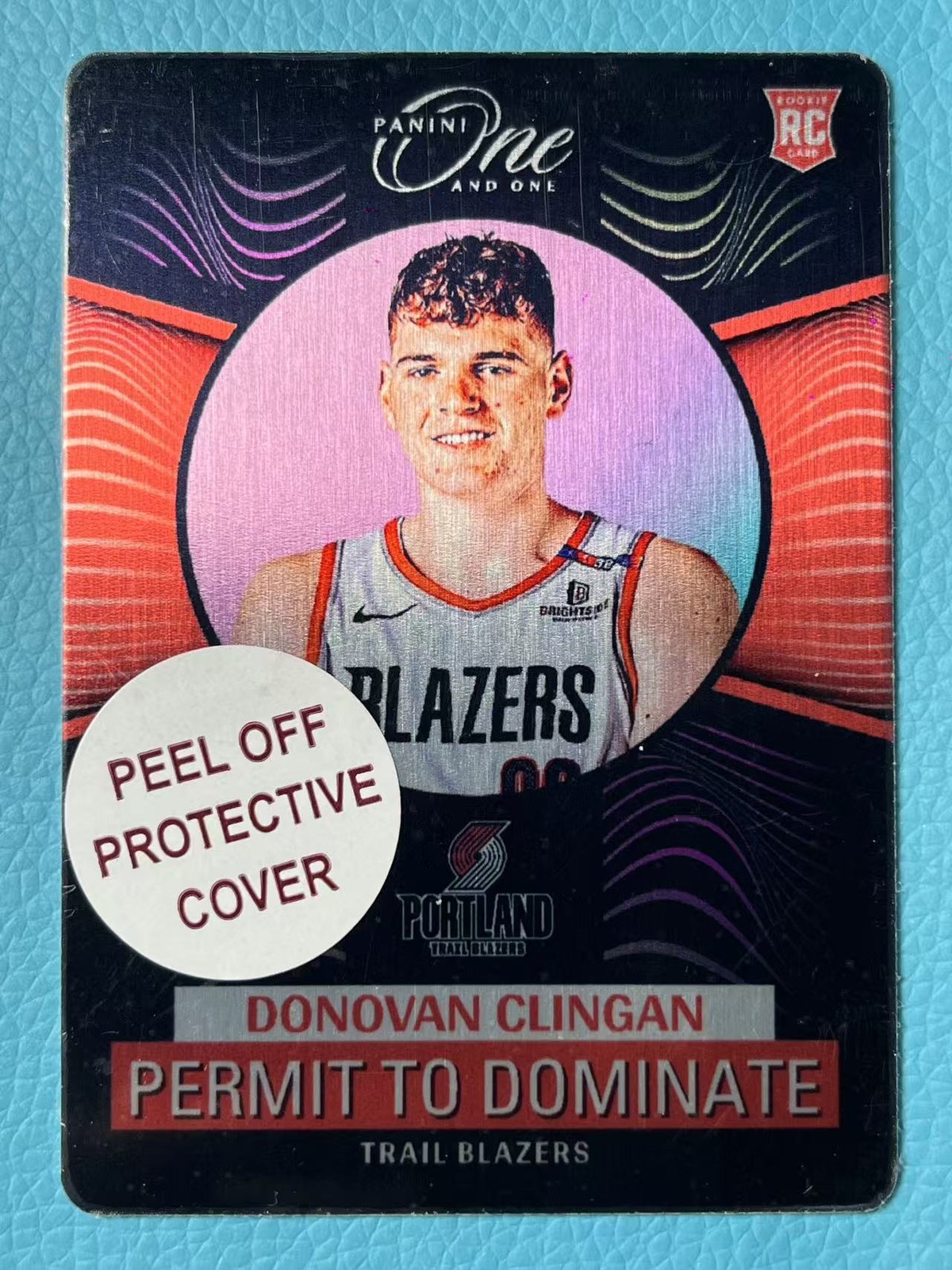 Donovan Clingan 2024-25 Panini One And One Permit To Dominate SSP RC #6