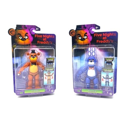 Jazwares Five Nights at Freddy's Bonnie & Freddy 5'' Action Figure Set - IN HAND