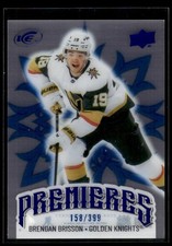 Brendan Brisson 2024-25 Upper Deck Ice Premieres Blue /399 RC - 81326*