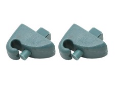 Holden Commodore Sunvisor Bracket x2 CERULEAN (blue aqua) VB VC VH VK VL clip...