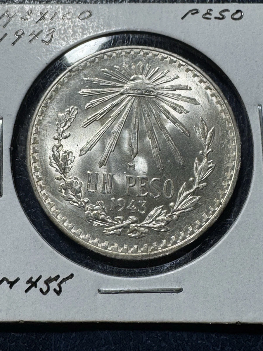 1 Peso 1943 Year Silver Mexican Coins (1905-Now) for sale | eBay