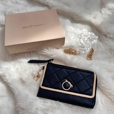 JILL STUART Good with box Black pass case