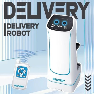 RC Food Delivery Robot Remote Control Mini Car Small Item Transport Toy Gift 1Pc