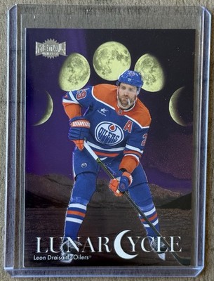 2025-26 UD Skybox Metal Universe Lunar Cycle Purple /349 Leon Draisaitl Edmonton