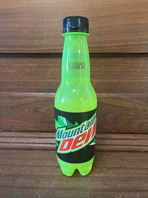 #ad Mountain Dew From The Philippines 290ml Fluorescent Yellow Plastic Bottle $20.00
