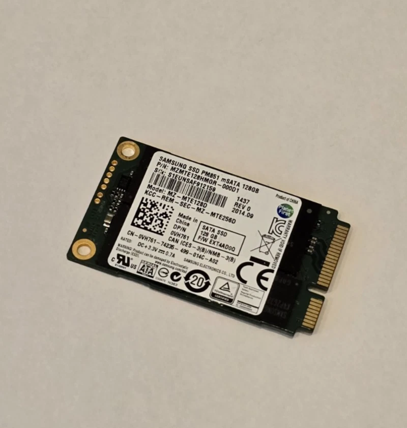 1.8 mSATA 64GB 128GB 256GB 512GB SSD Disque Dur Solid State Drive SATA 3