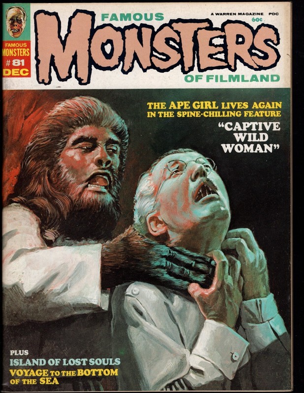 Famous Monsters of Filmland #81 Dec 1970 FN-VF Warren Publishing