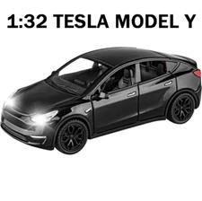 1:32 Scale Tesla Model Y Alloy Car Model Diecast Toy Vehicles for Kids Gifts
