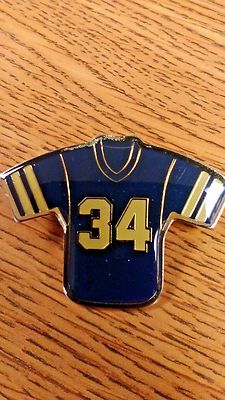 NFL #34 HERSHEL WALKER JERSEY PIN NICE !