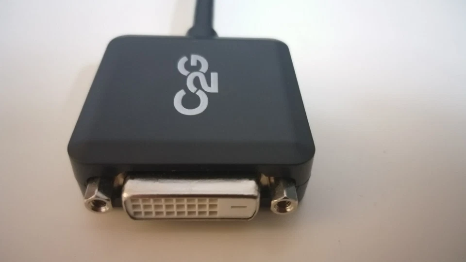 DVI zu DisplayPort Kabel Adapter, C2G 12cm - Bild 2 von 3