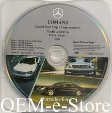 2005 2006 2007 2008 Mercedes SL600 SL500 SL65 SL55 Navigation DVD Map U.S Canada