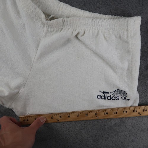Vintage 70s Adidas Charles Brumfield Terry Cloth Trefoil Tennis Shorts Size L - Picture 13 of 20
