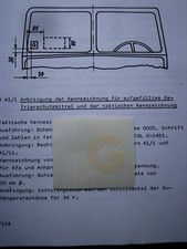 Aufkleber Glysantin "G"  NVA DDR IFA Trabi Kübel LO W50  Ural GAZ UAZ P3 G5 H3A