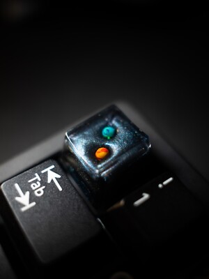 Nebula Grove Keycap - Artisans by ArtKey Studios