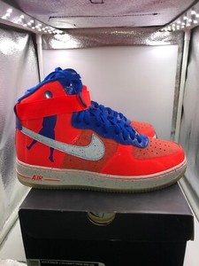 Nike Air Force 1 HI Rasheed Wallace DS Sz 11 Total Crimson Orange Blue NY  Knicks | eBay