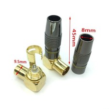 Aerial Male Connectors Coaxial Coax RF Cable Signal Plug TV Video Accessories