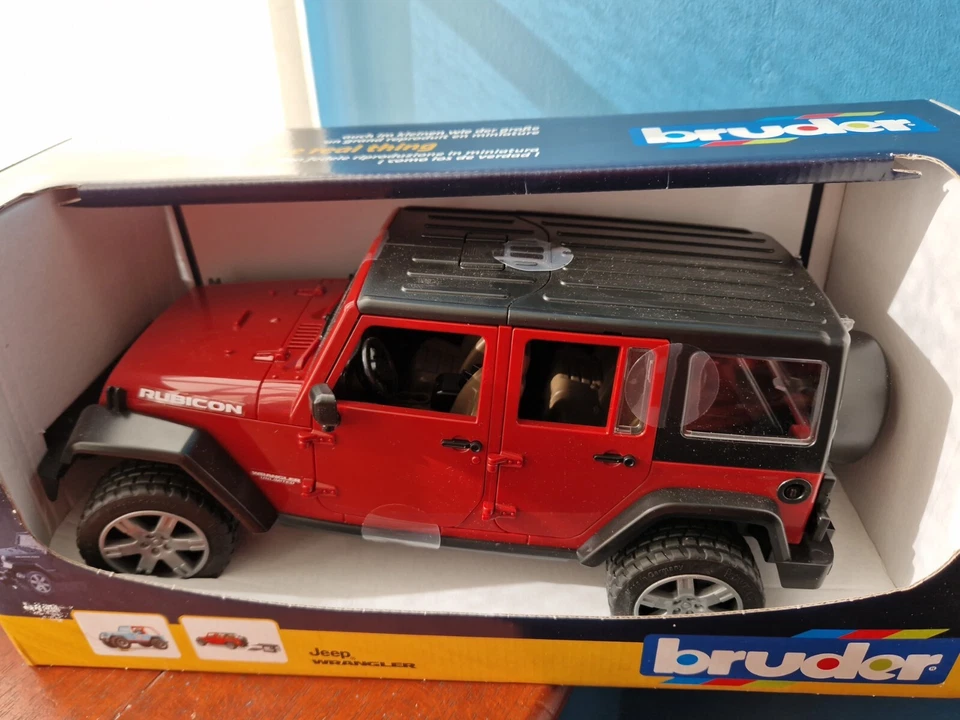 Bruder 02525 Jeep Wrangler Unlimited Rubicon 1:16 scale jeeps 4x4 off roader toy - Image 4 of 4
