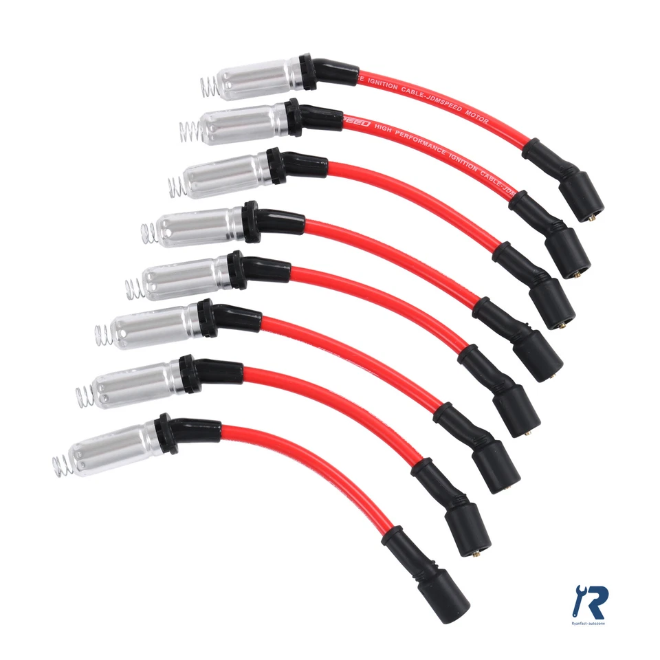 Комплект из 8 квадратных катушек зажигания LS3 и провода свечи зажигания подходят для Chevy Silverado GMC - Изображение 4 из 4