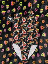 Ethika New With Tags Women's Pull-On "The Bodysuit" Fiesta Print SZ Small