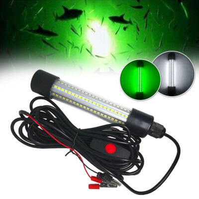 9000000LM 12V Green LED Underwater Submersible Fishing Light Night Crappie Lamp