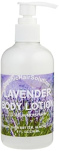 Lavender Body Lotion-with Soothing Aloe Vera and Vitamin E- Dry Skin, Non-Greasy