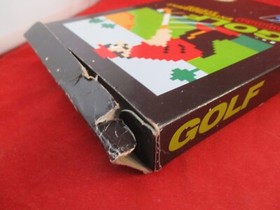 Golf (Nintendo NES) COMPLETE w/ Black Box manual game WORKS!