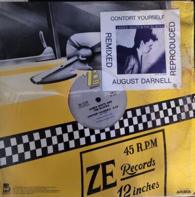 James White & The Blacks Contort Yourself 12'' VG 1979 Hype Sticker