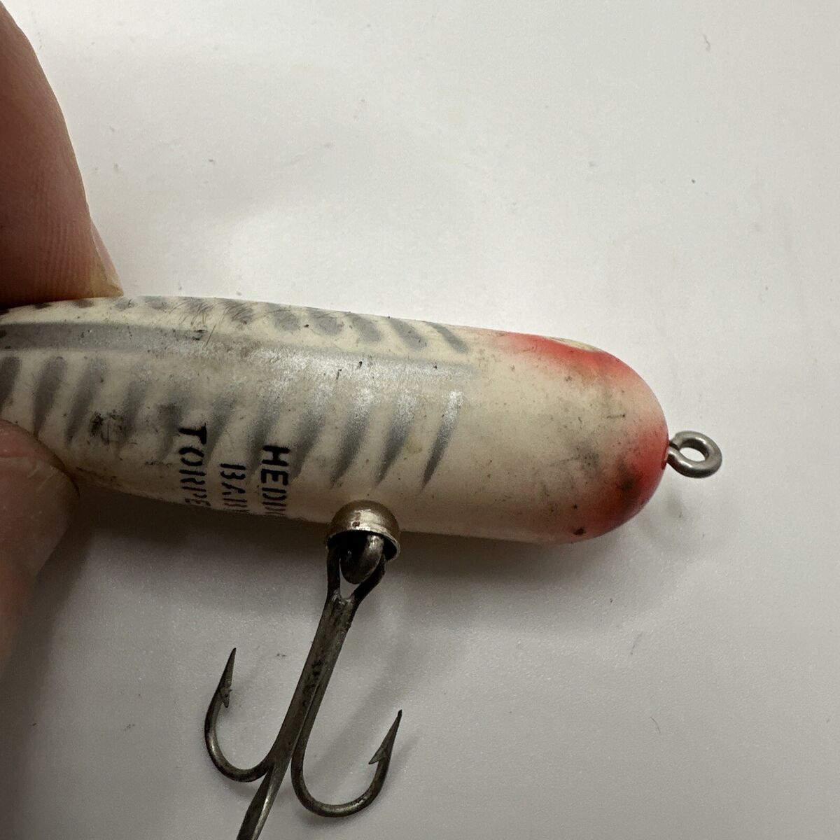 Vintage Hedon Baby Torpedo Heddon Xrw Old Top Water Lure 217 Vintage Hedon Baby Torpedo Heddon Xrw Old Top Water Lure 217