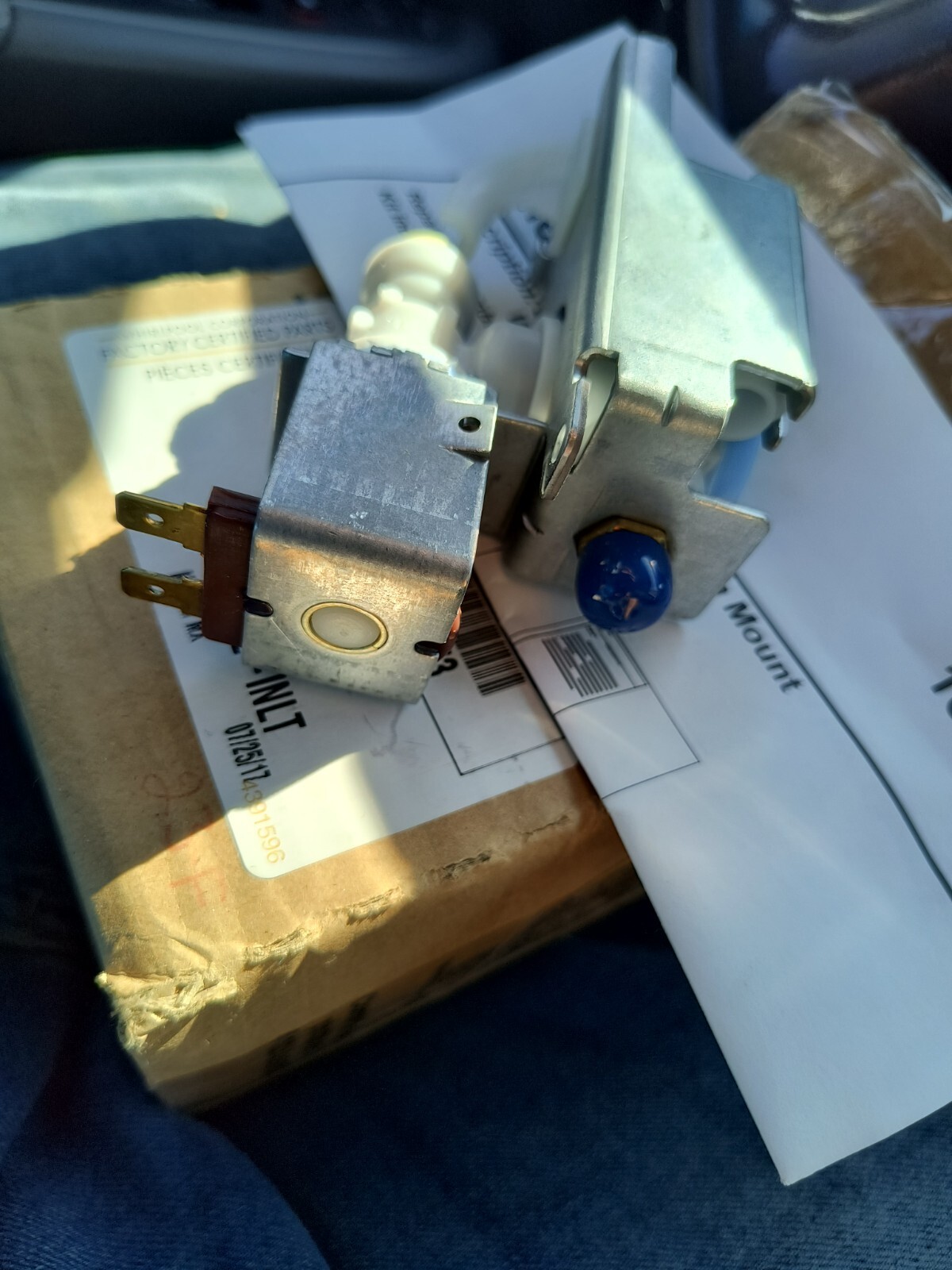 WP67003753 for Whirlpool Maytag Refrigerator Ice Maker Water Valve