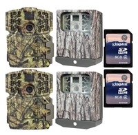 (2) Moultrie No Glow Invisible 20mp Mini 999i Ir Game Cameras W/cases & Sd Cards on sale (2) Moultrie No Glow Invisible 20mp Mini 999i Ir Game Cameras W/cases & Sd Cards on sale
