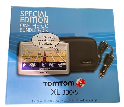 TomTom XL 330S Car GPS Navigator Set USA/Canada Maps 4.3'' LCD Tested Working