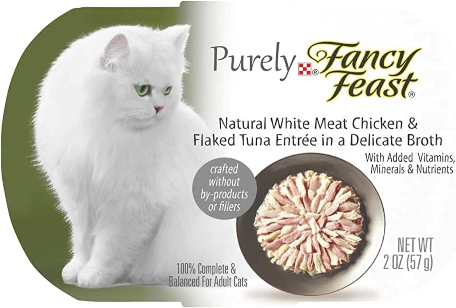 Purely Fancy Feast Natural Wet Cat Foods, Variety Pack, 6 Flavors, 2 Oz