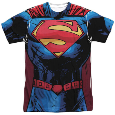 Superman Spray Paint Shield T-Shirt - Officially Licensed DC Comics Graphic Tee