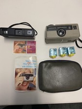 Vintage Kodak Hawkeye Instamatic Camera Case And Flashbulbs  Tele-Instamatic